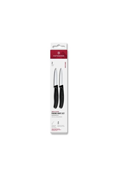 Victorinox 6.7693.2 Swiss Classic 2li Soyma Bıçağı Set, Siyah