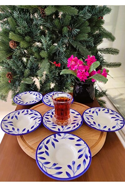 Madame Coco Luxe Bifurquer 6-Piece Tea Plate Set - 12 X 12 cm