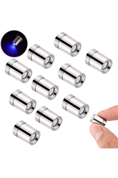 TERRIFI مجموعة من 10 مصابيح LED صغيرة لاسلكية - تعمل بالبطارية - مصابيح صغيرة...