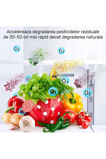 ATOM DEALS Portable ozone sterilizer and deodorizer for refrigerator, shoes, toilet, animals