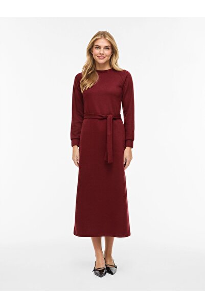 VILA Maxikleid VIEMMY Langärmeliges