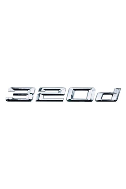 BMW ABS Trunk Emblem 320d compatible with 3 Series E46 E90 F30
