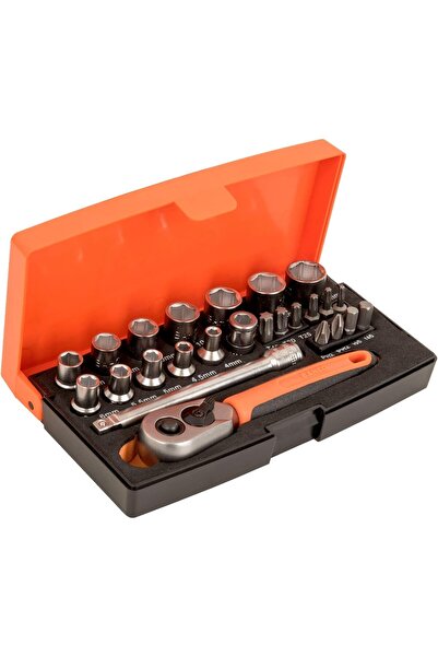 Bahco SL25 1/4" 25-piece Metric Hexagon Socket Set