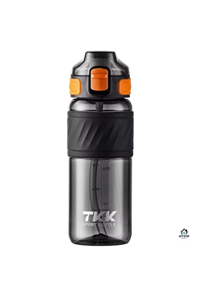 ATOM DEALS Sticlă de apă pentru copii, 600 ml, Tritan fără BPA, cu pai și cap...