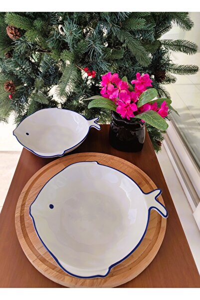 Madame Coco Marine 24 cm Deep Plate - 1 Piece