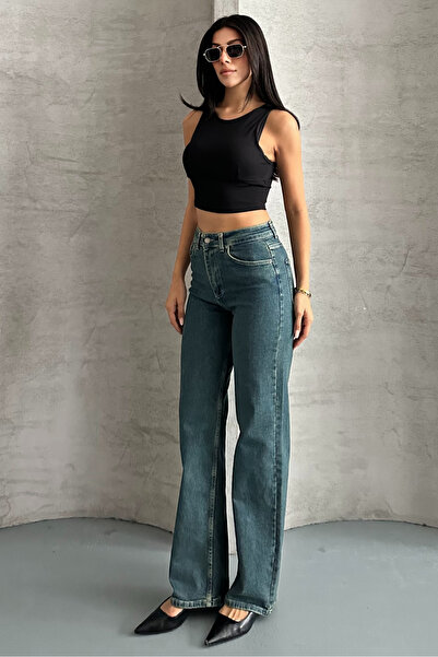 macharel jeans D91 Жіночі джинси-палаццо