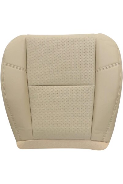 genernic Priprilod Tan Leather Perforated Driver/Passenger Bottom Seat Cover for Tahoe/Suburban/Yukon/Denali