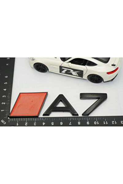 EDEXPORT A7 2025+ Bagaj Kırmızı Siyah 3M Yazı Logo Audi İle Uyumlu