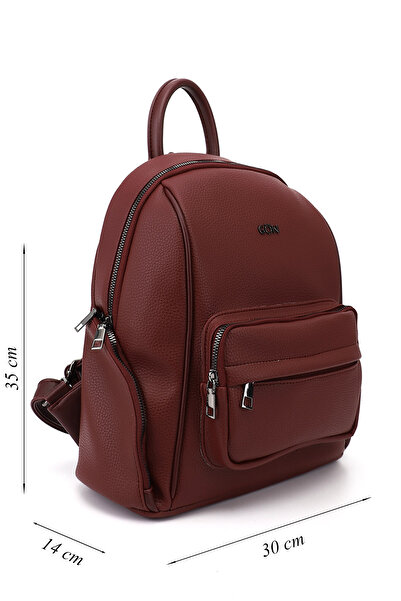 GÖNDERİ(R) Women's Claret Red Handbag and Backpack