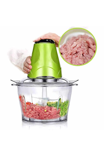Food Chopper, Electric Meat Grinder Machine, Glass Bowl Grinder For Meat Vegetables Fruits And Nuts
