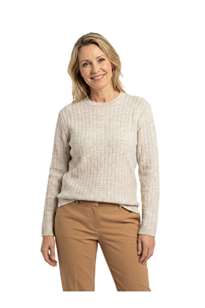 Oppland Women's Winter Knitwear Sweater Woolen Premium Soft Textured Modern Patterned