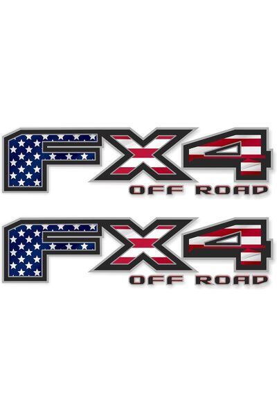 Emoda home Trove ملصقات FX4 للطرق الوعرة لسيارات F250/F350/F450 (42.4 × 10.9 ...