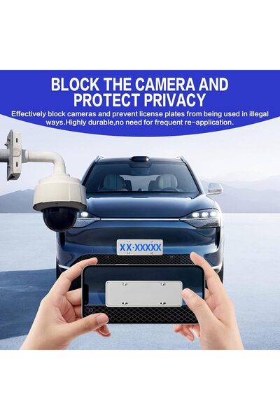 AZONEE بخاخ مانع لكاميرات لوحات أرقام السيارات، طلاء شفاف غير مرئي (100 مل)