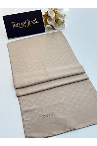 Siyane Dvostrano Pamuk Žakard monogram šal