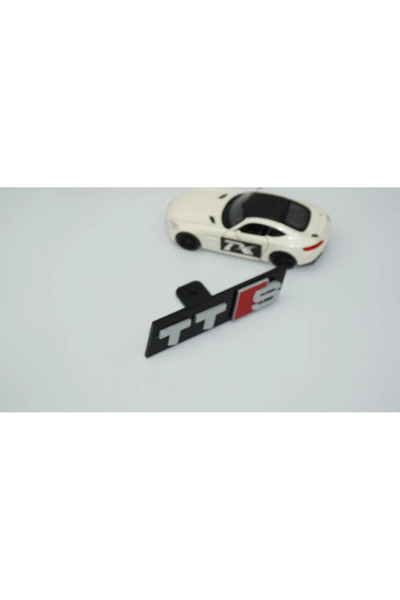 EDEXPORT TTS Gri Kırmızı Ön Panjur Logo Arma Audi İle Uyumlu