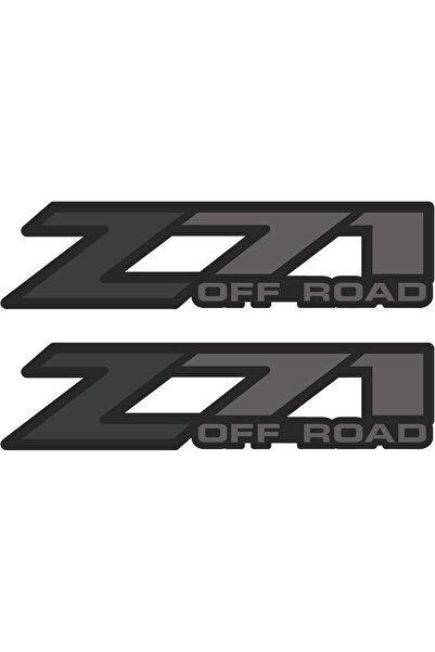 Emoda home Trove ملصقات Z71 للطرق الوعرة لشيفروليه سيلفرادو (29.7 × 7 سم) ملص...