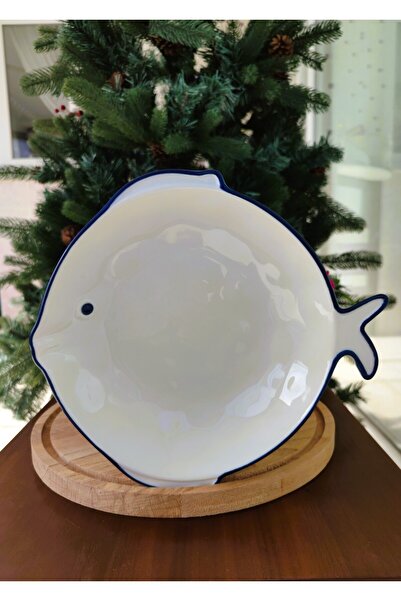 Madame Coco Marine 24 cm Deep Plate - 1 Piece