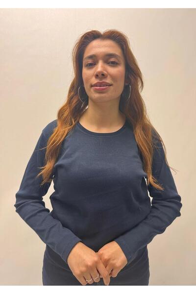 QYA Clothing Basic 100% Cotton Wide Fit Long Sleeve T-Shirt