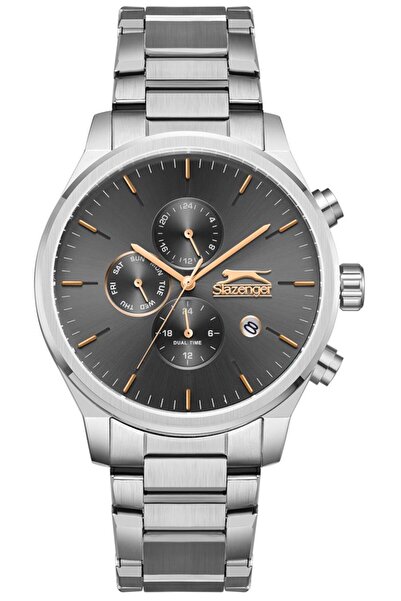 Slazenger Sl.09.2400.2.07 Tüm Fonksiyonları Aktif 10 Atm Suya Dayanıklı Çelik...