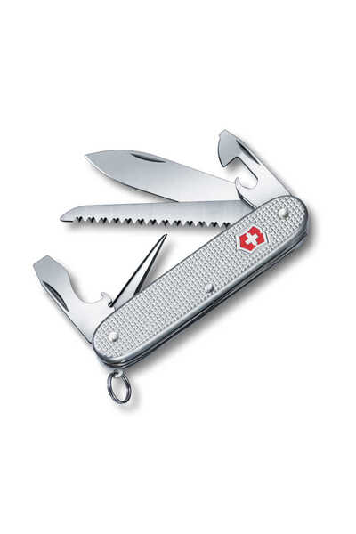 Victorinox 0.8241.26 Pioneer Range, Alox Farmer Çakı - Gümüş Renk