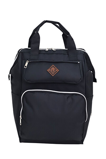 Probag Black Mother Baby Backpack with Thermal Compartment Large Volume Baby Care Bag Stroller Compatible