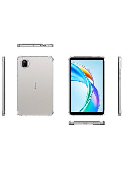 TEKNETSTORE Honor Pad X7 8.7 Inch Case Transparent Corner Protection Crystal Clear Silicone Back Cover