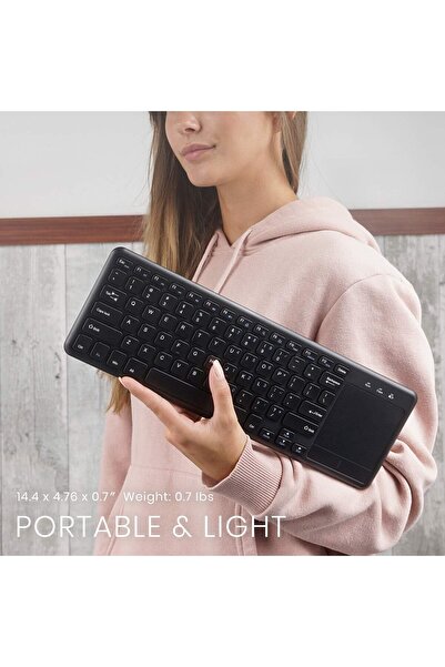 Perixx Periboard-716 III Wireless Keyboard with Touchpad - X Type Scissor Keys