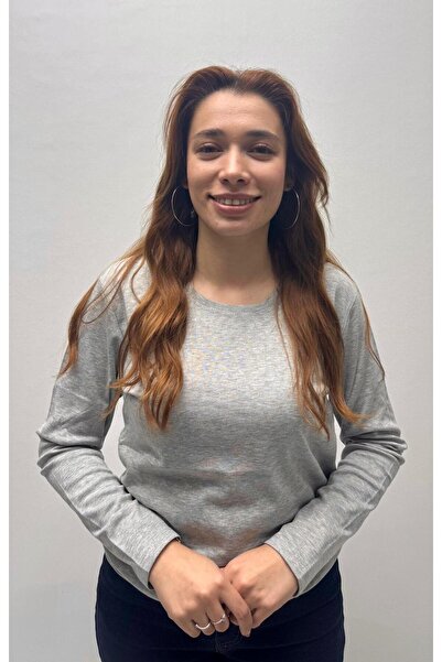 QYA Clothing Basic 100% Cotton Wide Fit Long Sleeve T-Shirt