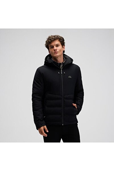 Ellesse Em540-Bk Hooded Men's Coat - Black