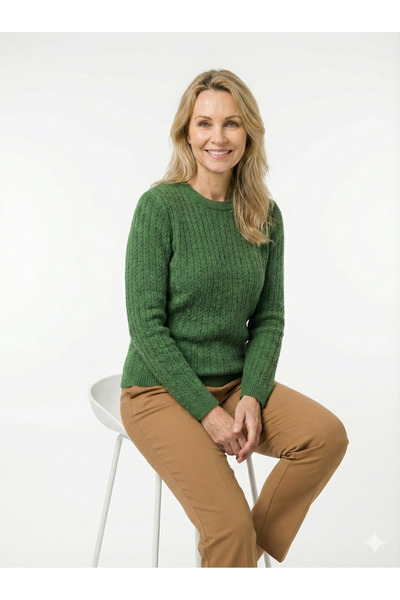 Oppland Women's Winter Knitwear Sweater Woolen Premium Soft Textured Modern Patterned