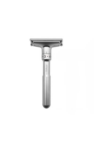 PriStyle Aparat de ras de siguranță reglabil clasic din oțel inoxidabil cu la...