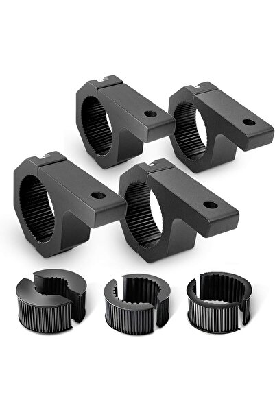 Nilight 90020D 4PCS Mounting Bracket Kit LED Off-Road Light Horizontal Bar Tu...