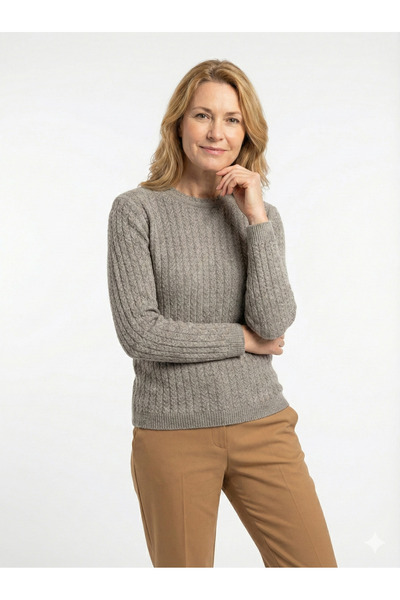 Oppland Women's Winter Knitwear Sweater Woolen Premium Soft Textured Modern Patterned