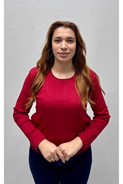 QYA Clothing Basic 100% Cotton Wide Fit Long Sleeve T-Shirt