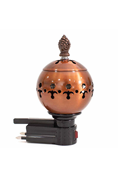 Kovar Stainless Steel Electric Incense Burner with Plug-In, 220-240V- Bronze