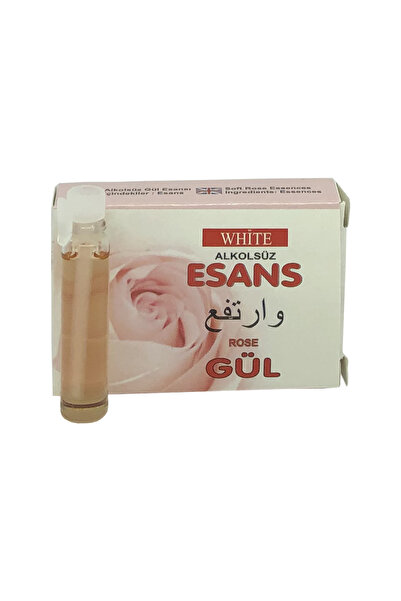 ROSE WHİTE 2 ml. Gül Yağı Kokulu Gül Esansı