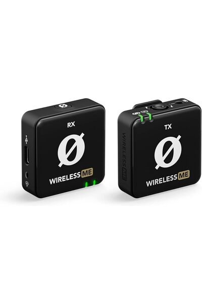 RØDE نظام ميكروفون لاسلكي فائق الصغر من Wireless ME مع GainAssist ونطاق 100 متر