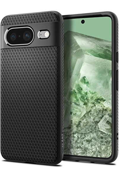 Spigen غطاء Liquid Air مصمم لهاتف Google Pixel 8 - أسود غير لامع
