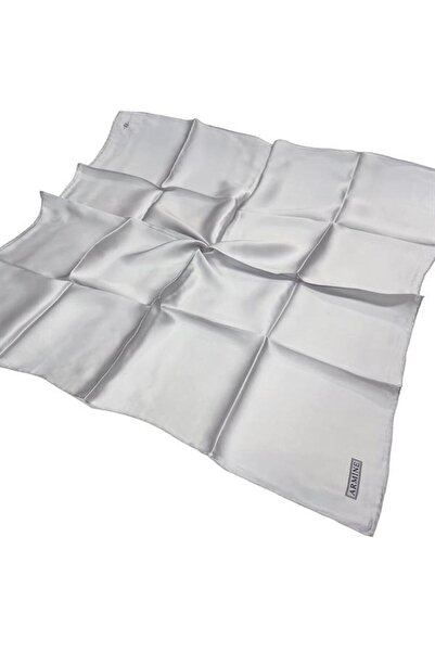 Armine وشاح حرير سادة - 152 سورة فضية