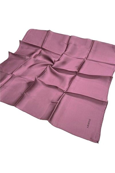 Armine وشاح حرير سادة - 1195 سورا وردي مجفف