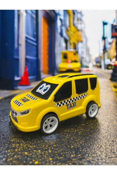 DERAS TEAM Toy Taxi Car for Kids
