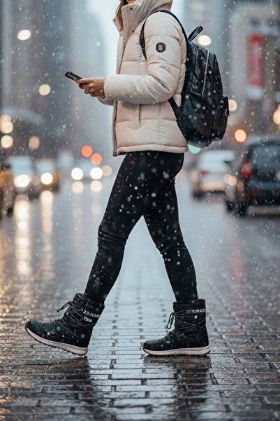 U.S. Polo Assn. يو اس بولو اسن. أحذية الثلج النسائية مقاومة للماء