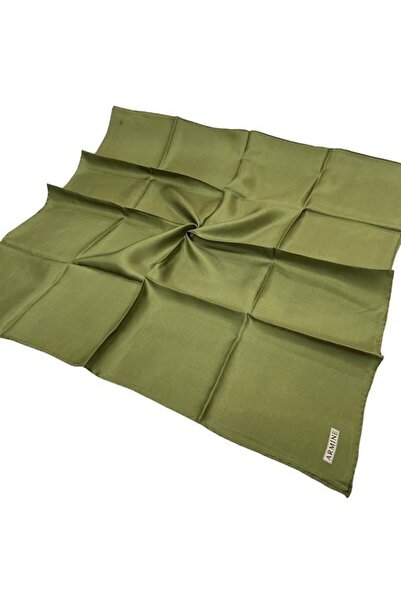 Armine Eșarfă simplă din mătase - 207 Twill verde