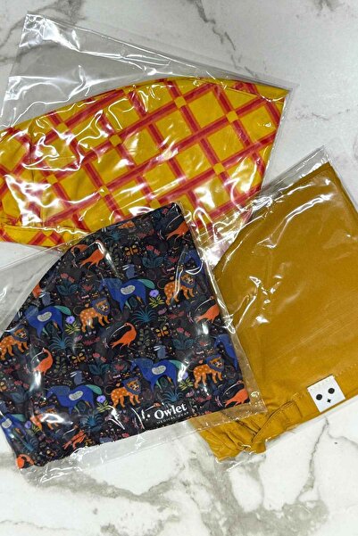 Owlet Medikal Sonbahar Koleksiyonu Hardal Cerrahi Bone Set