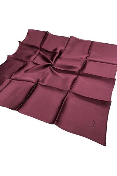 Armine Απλό μεταξωτό φουλάρι - 1080 Βουργουνδίας Σούρα