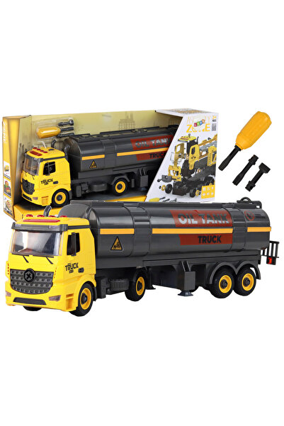 Bebelul Жълт резервоар за сглобяване с отвертка, светлини и звуци, 3+ години