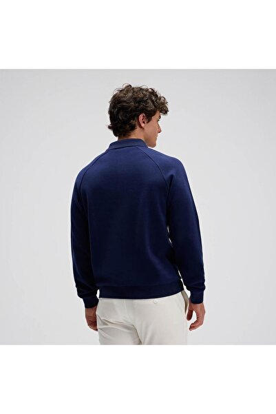 Ellesse EM633-NV Чоловічий світшот з поло-коміром - Синій