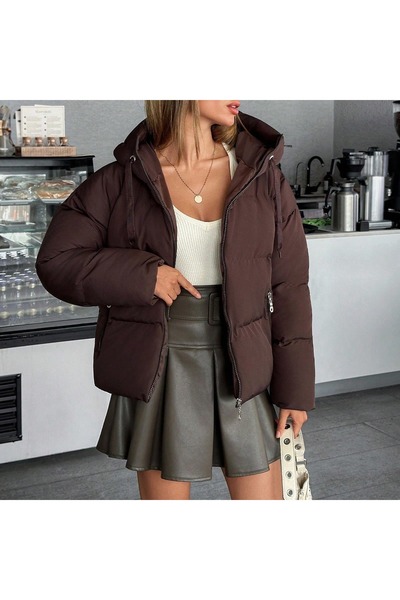 Makarina Women's Hooded Inflatable Coat