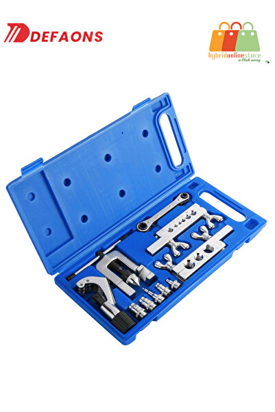 DEFAONS مجموعة أدوات CT-275 لتوسيع وتشكيل أنابيب التدفئة والتهوية وتكييف الهواء بقطر خارجي 1/8 بوصة إلى 3/4 بوصة مع قاطع ومفتاح ربط