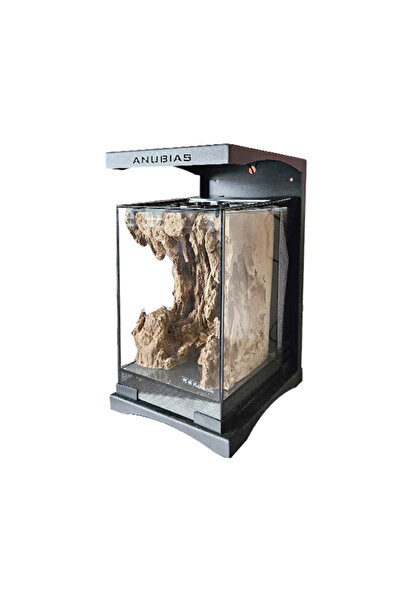 ANUBIAS AQUARIUM LIVE PLANTS Anubias AX220 Nano Akvaryum Set Siyah 23,4x28,2x...